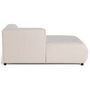 Voir la diapositive 6 : LISA DESIGN Suaro - module d'assise méridienne gauche en tissu texturé
