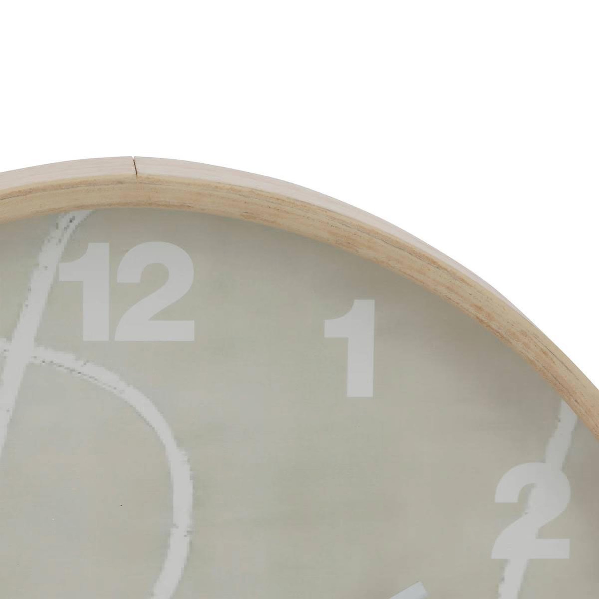 Voir la diapositive 2 : ATMOSPHERA Horloge Murale Abstraite  Greta  38cm Marron