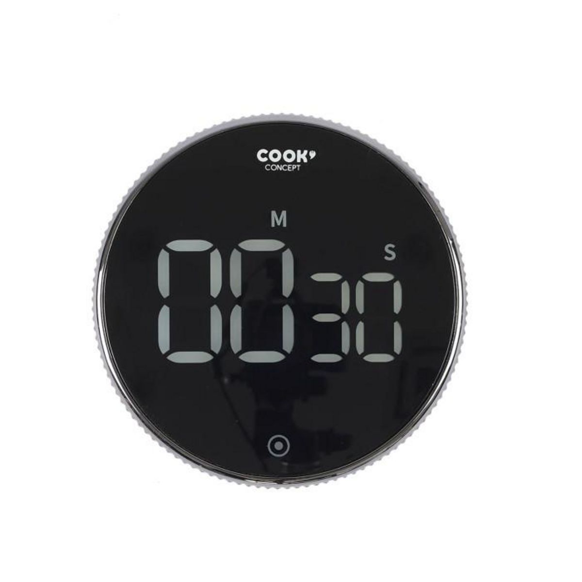 Paris Prix Minuteur Électrique  Rotatif  7cm Noir