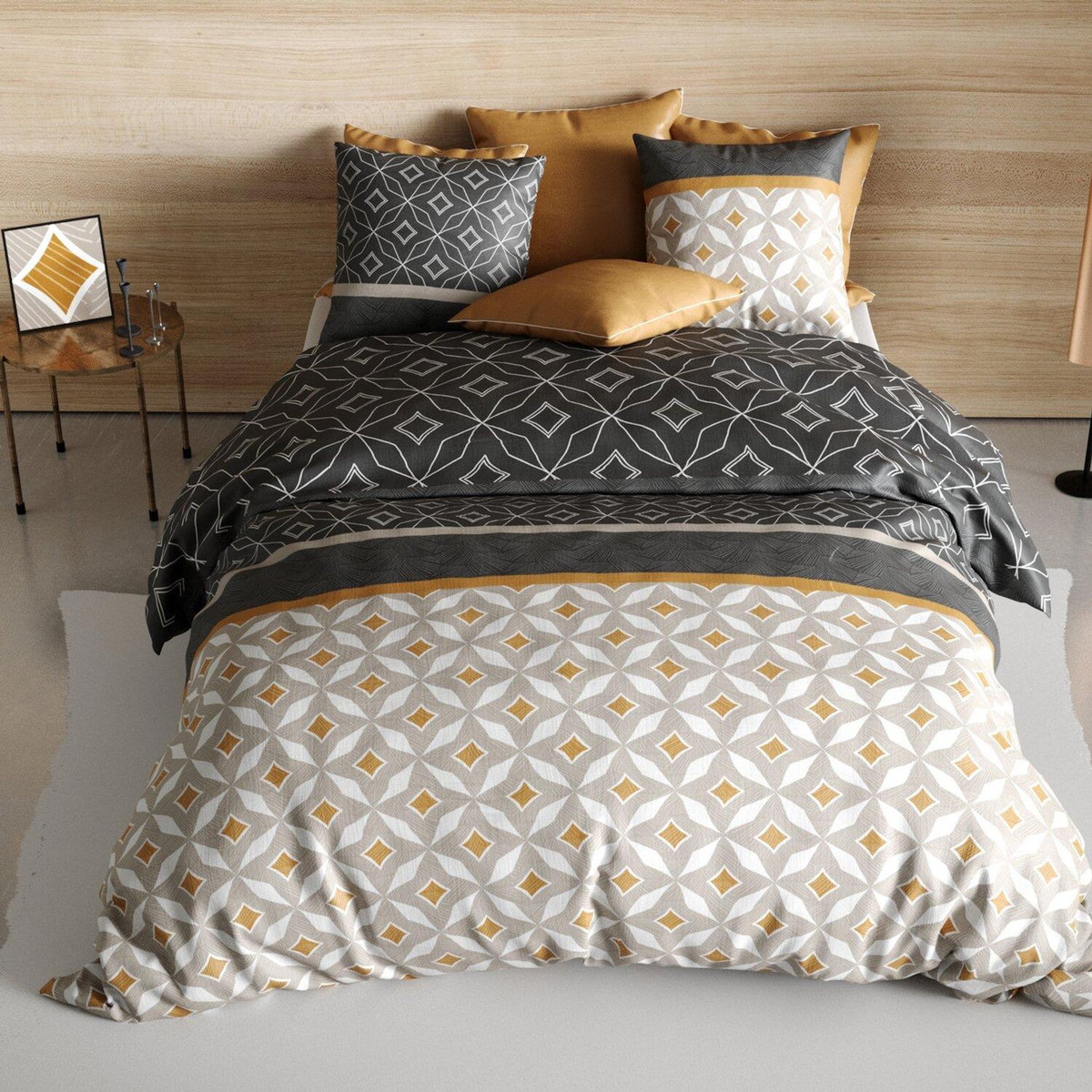 ATELIER DU COTON Parure housse de couette 100%coton 57fils ota