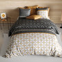 Voir la diapositive 2 : ATELIER DU COTON Parure housse de couette 100%coton 57fils ota