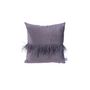 Voir la diapositive 5 : Paris Prix Ensemble Coussin & Plaid  Palmira  130x170cm Gris Graphite