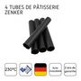 Voir la diapositive 4 : ZENKER Lot de 4 moules à gâteau en tube 13 x 2,5 cm Zenker