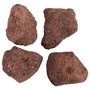 Voir la diapositive 4 : VIDAXL Roches volcaniques 25 kg rouge 10 30 cm