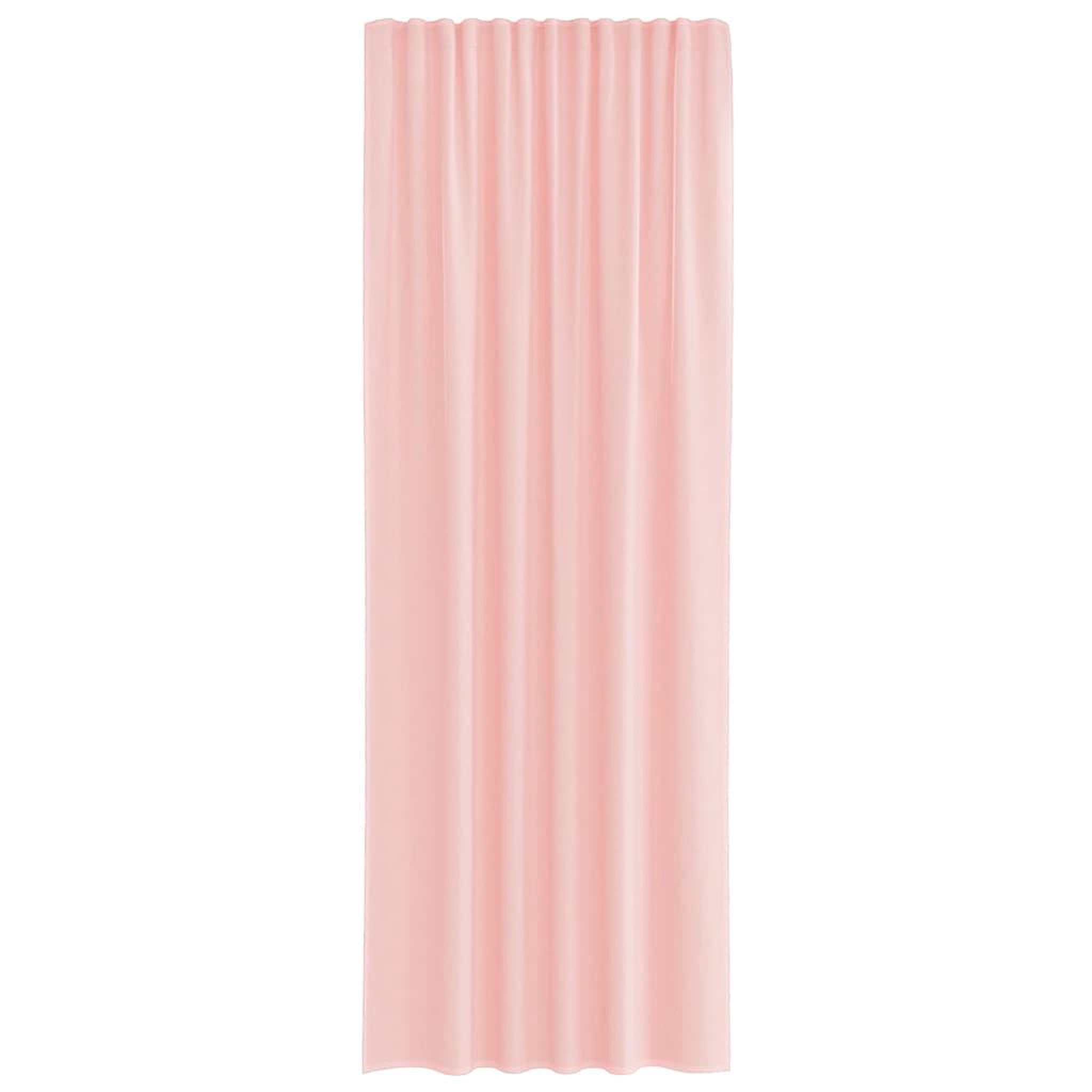 Voir la diapositive 4 : VIDAXL Rideaux en voile avec boucles 2 pcs rose 140x260 cm