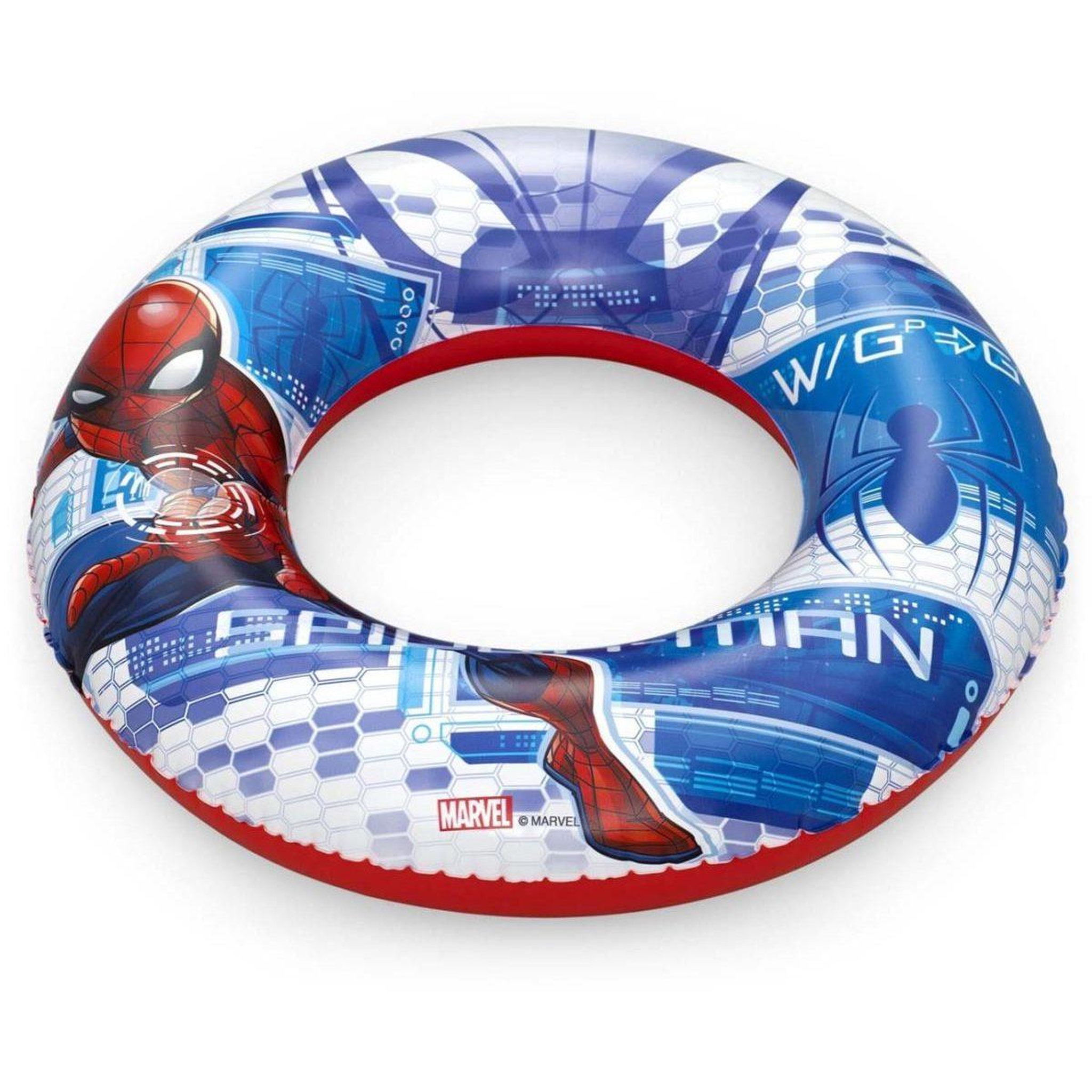 Voir la diapositive 2 : BESTWAY Bouée piscine spider-man  98003 56cm