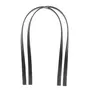 RICO DESIGN Anses de sac longues - noir - 60 cm