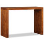 Voir la diapositive 2 : VIDAXL Table console Bois massif avec finition miel 110x40x76 cm