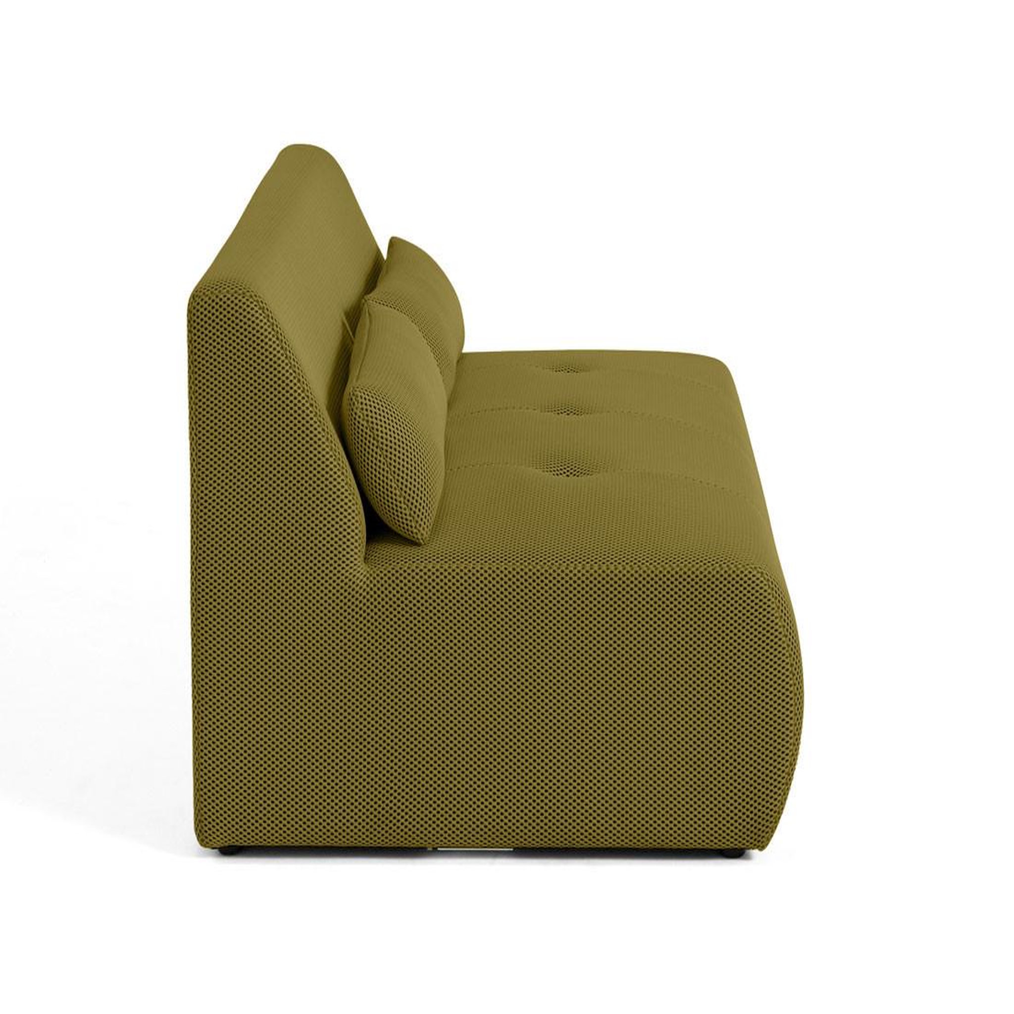 Voir la diapositive 3 : LISA DESIGN Onyx - canapé droit 2 places - en tissu mailles 3d