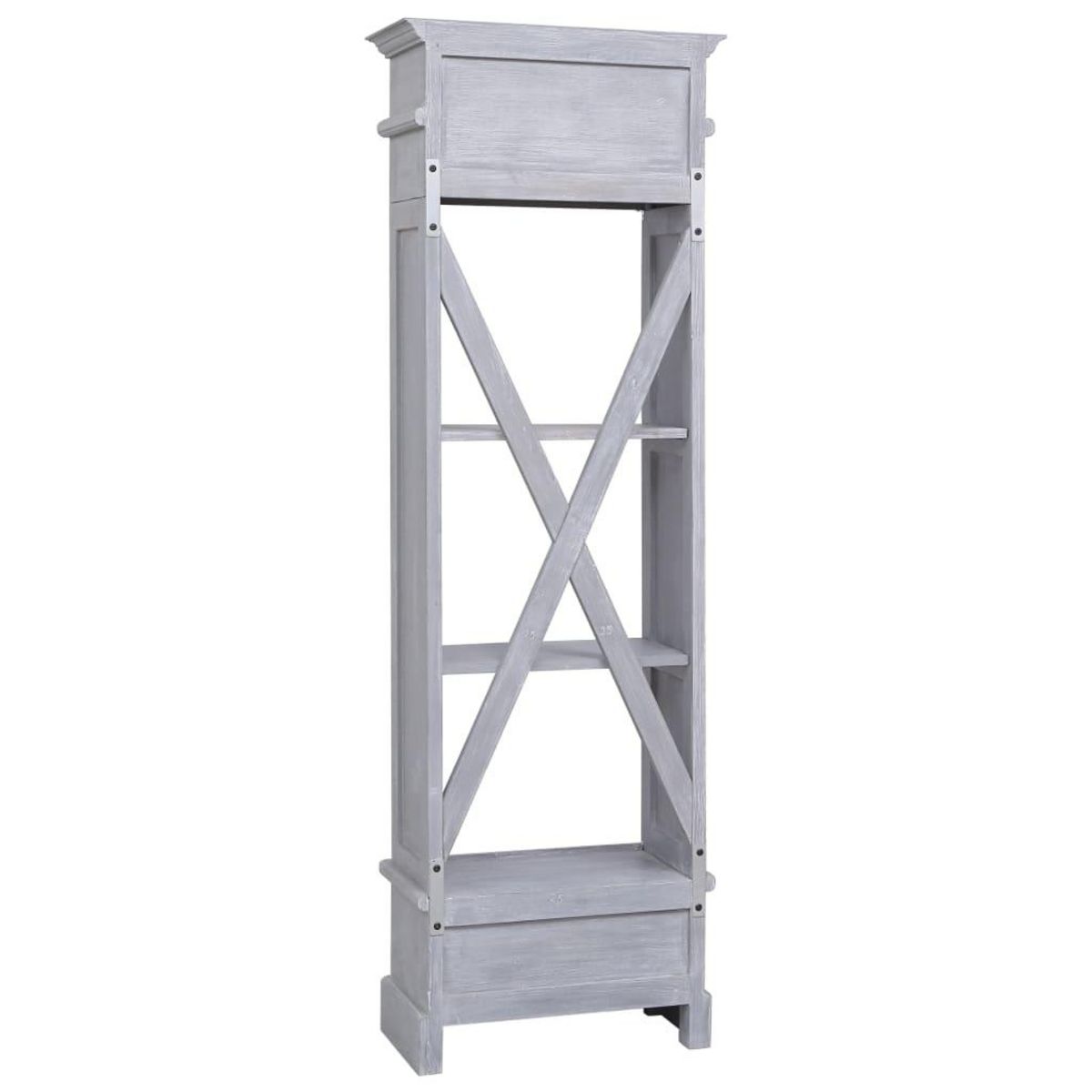 VIDAXL Buffet 60x30x175 cm Bois d'acajou massif