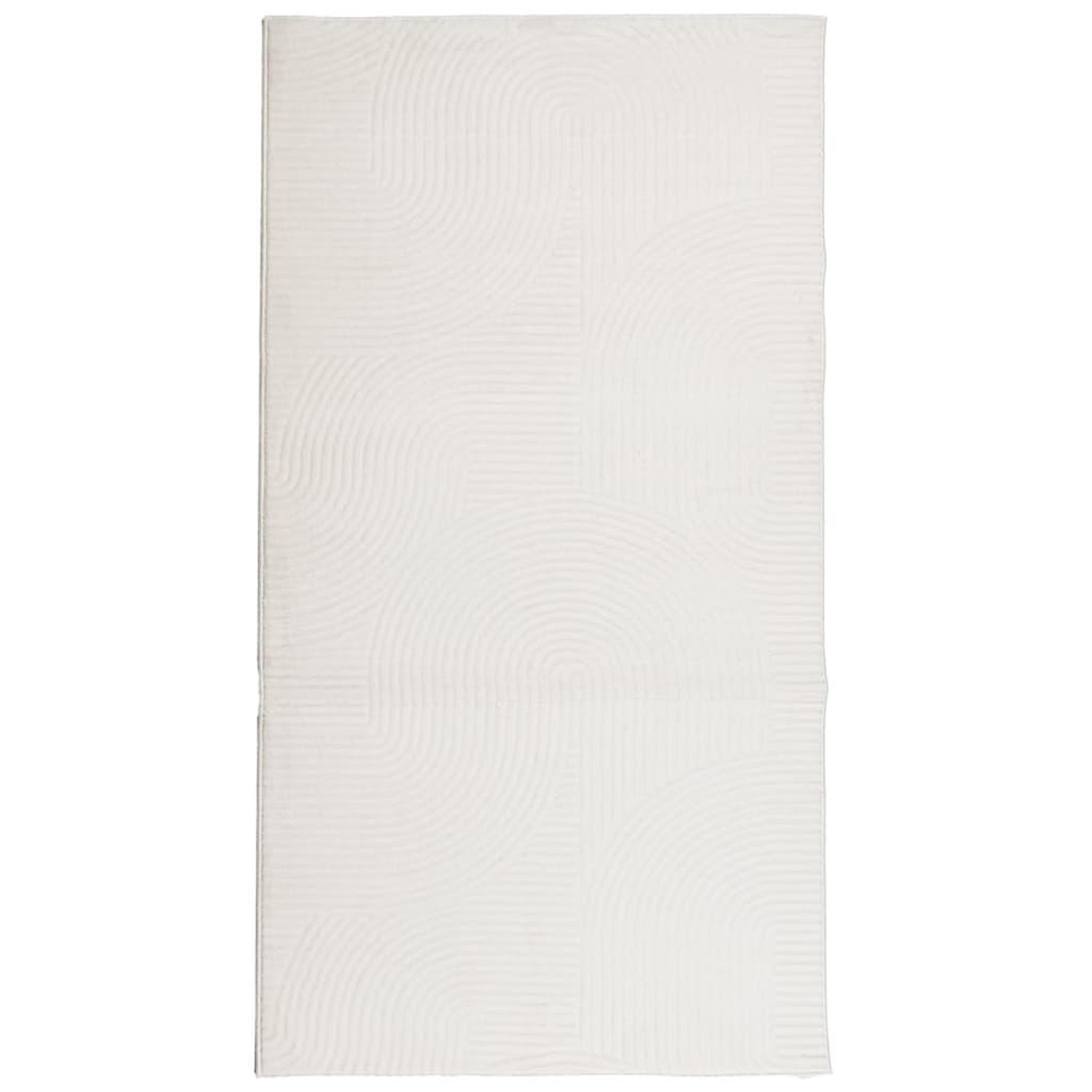 Voir la diapositive 2 : VIDAXL Tapis IZA poils courts style scandinave creme 80x150 cm