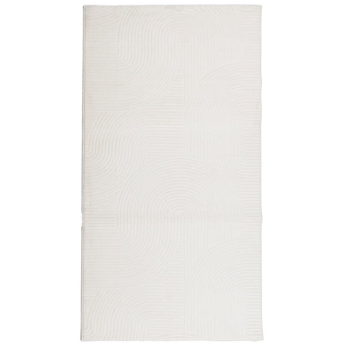 VIDAXL Tapis IZA poils courts style scandinave creme 80x150 cm