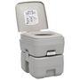 Voir la diapositive 4 : VIDAXL Ensemble de toilette et support de lavage des mains de camping