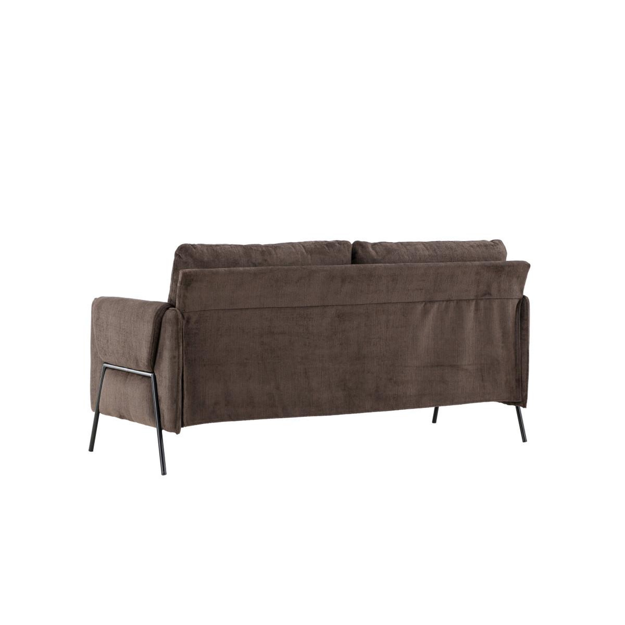 Voir la diapositive 5 : Paris Prix Canapé 2 places design  indigo  165cm brun