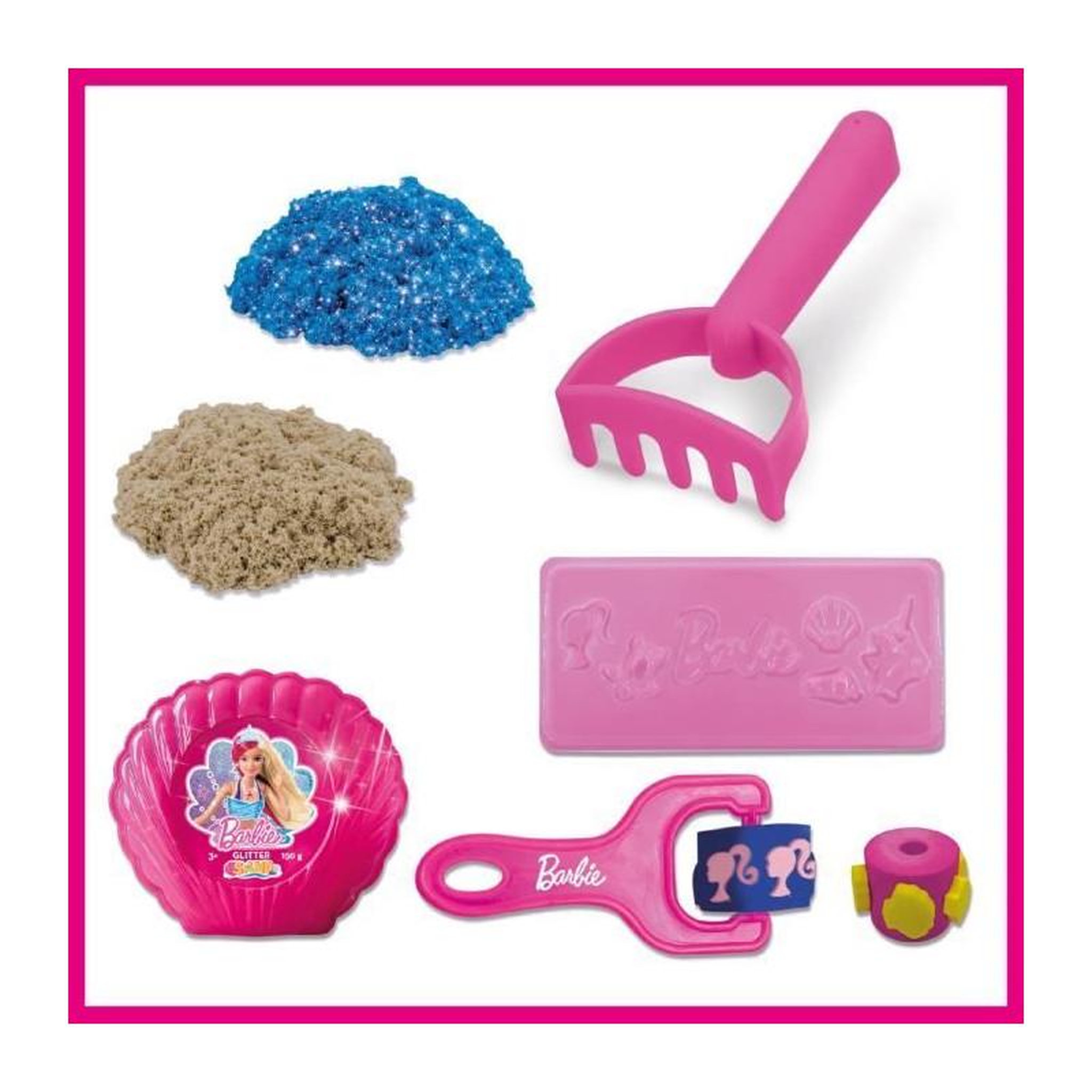 Voir la diapositive 3 : LISCIANI GIOCHI Coffret de sable magique - Barbie coffret Sand & Surf - LISCIANI