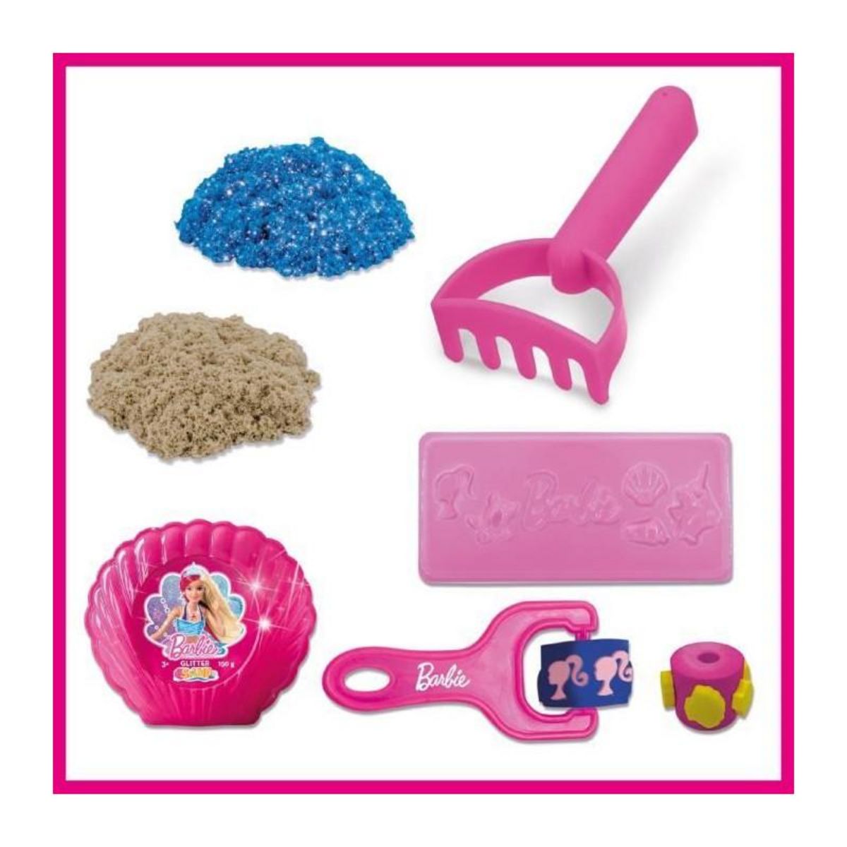 LISCIANI GIOCHI Coffret de sable magique - Barbie coffret Sand & Surf - LISCIANI