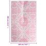 Voir la diapositive 6 : VIDAXL Tapis d'exterieur ARAKIL rose 190x290 cm PP