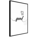 Paris Prix Affiche Murale Encadrée  So Good. Coloris disponibles : Jaune, Noir