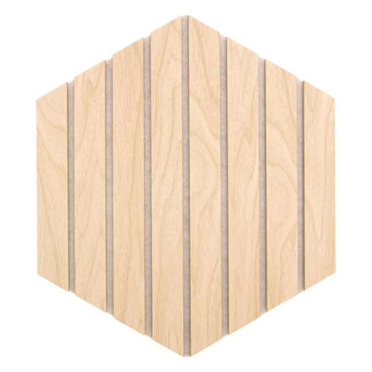 ATMOSPHERA Lot de 3 Panneaux Déco Hexagonal  Colva  30x26cm Beige