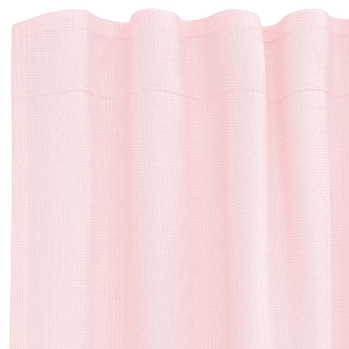 VIDAXL Rideaux en voile avec boucles 2 pcs rose clair 140x140 cm