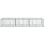 Voir la diapositive 3 : VIDAXL Panier gabion avec couvercle 300x100x50 cm fer galvanise