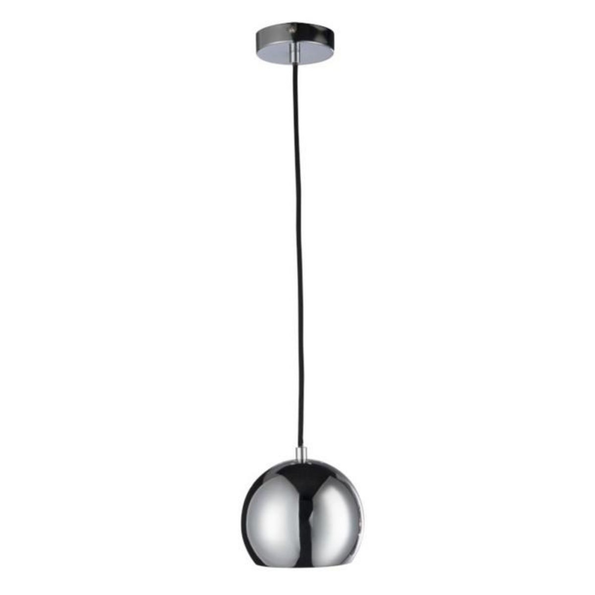 Paris Prix Lampe Suspension en Métal  Round  15cm Argent