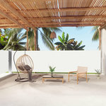 VIDAXL Auvent lateral retractable Creme 160x1000 cm