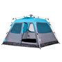 Voir la diapositive 5 : VIDAXL Tente de camping a dome 4 personnes bleu liberation rapide