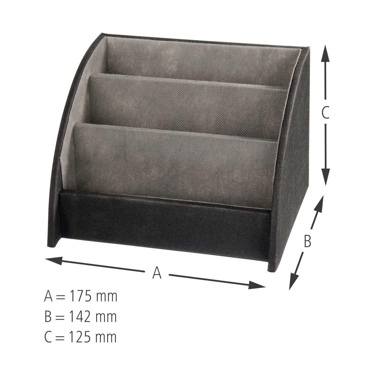 Hama Socle de rangement pour télécommandes noir