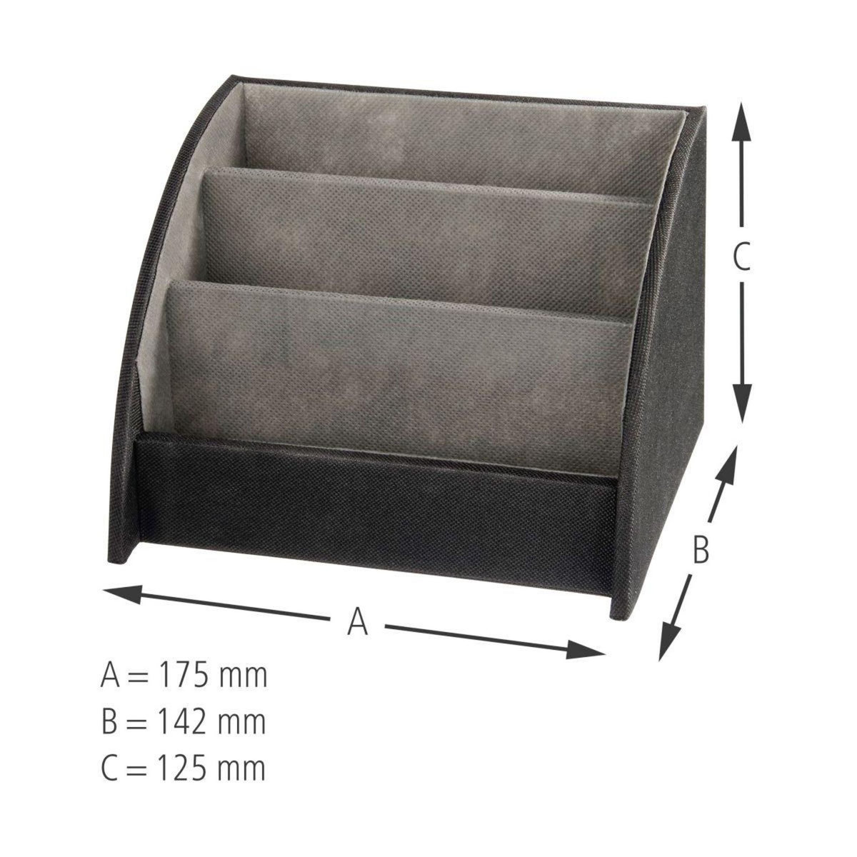 Hama Socle de rangement pour télécommandes noir