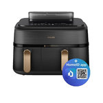 Philips Friteuse à air Philips Air Fryer NA552/00 avec deux paniers de 6L et 3L