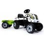 Voir la diapositive 1 : SMOBY Tracteur Farmer XL motif Vache et sa remorque
