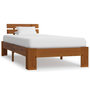 Voir la diapositive 1 : VIDAXL Cadre de lit sans matelas marron miel 100x200cm bois pin massif