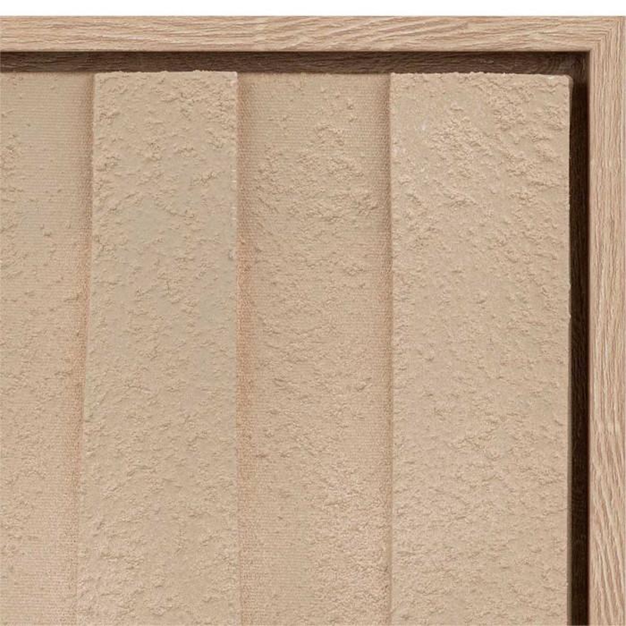 Voir la diapositive 2 : ATMOSPHERA Tableau Déco en Relief  Azra  50x70cm Beige