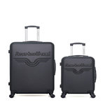 AMERICAN TRAVEL AMERICAN TRAVEL - LOT DE 2 - Valise Grand Format et Valise Cabine CHELSEA. Coloris disponibles : Bleu