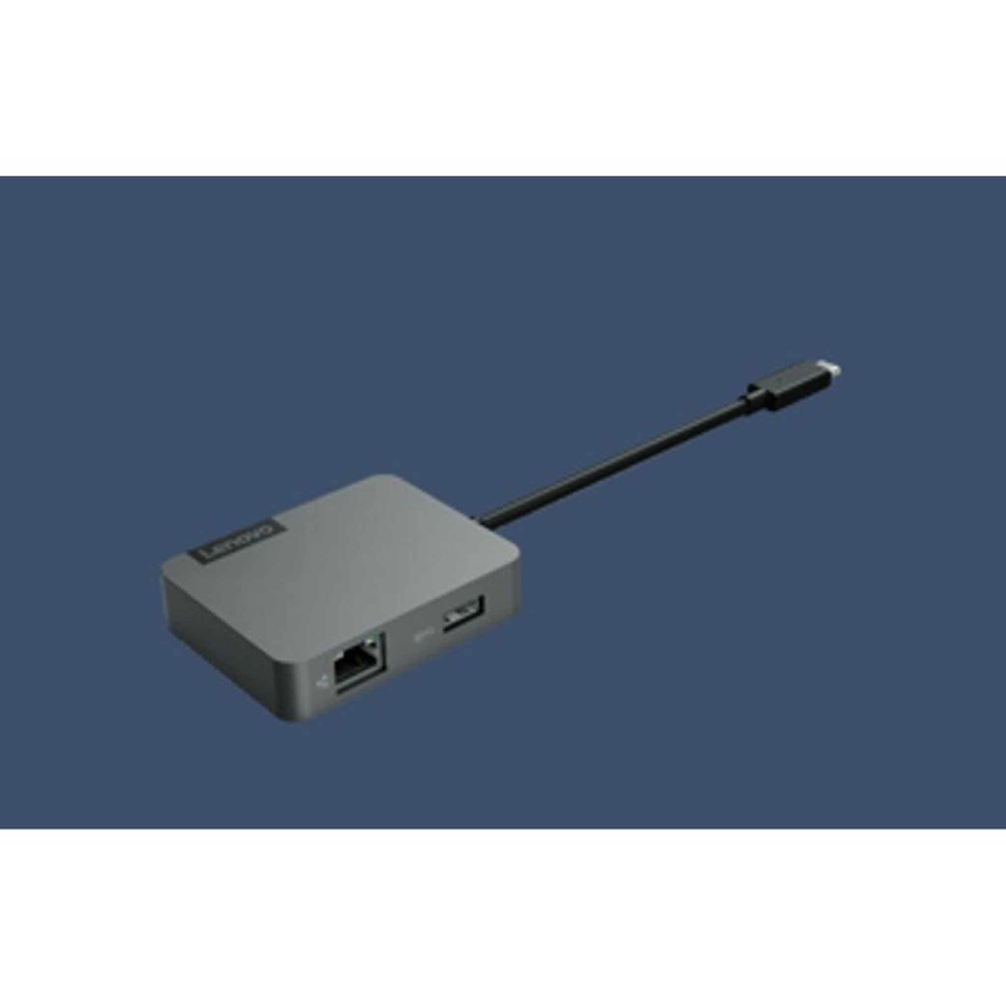 Voir la diapositive 5 : Lenovo Hub USB Lenovo HUB USB C 4 EN 1 VERS USB A RJ45 VGA HDMI