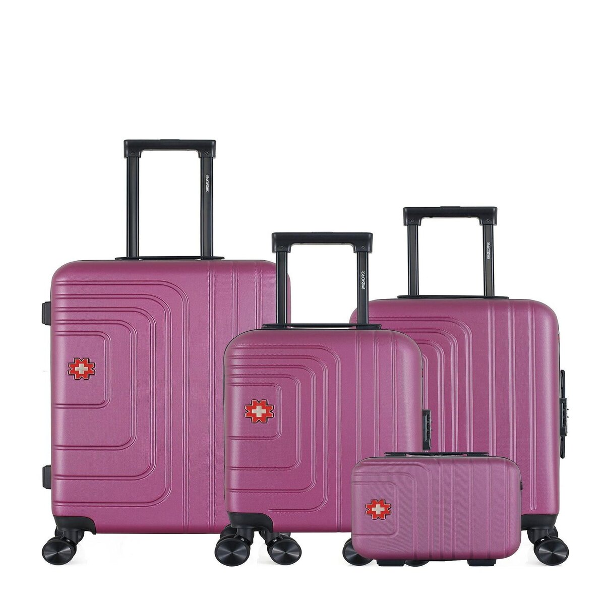 SWISS KOPPER SWISS KOPPER - Lot de 4 - Valises weekend, cabine, cabine XXS et vanity RUTI