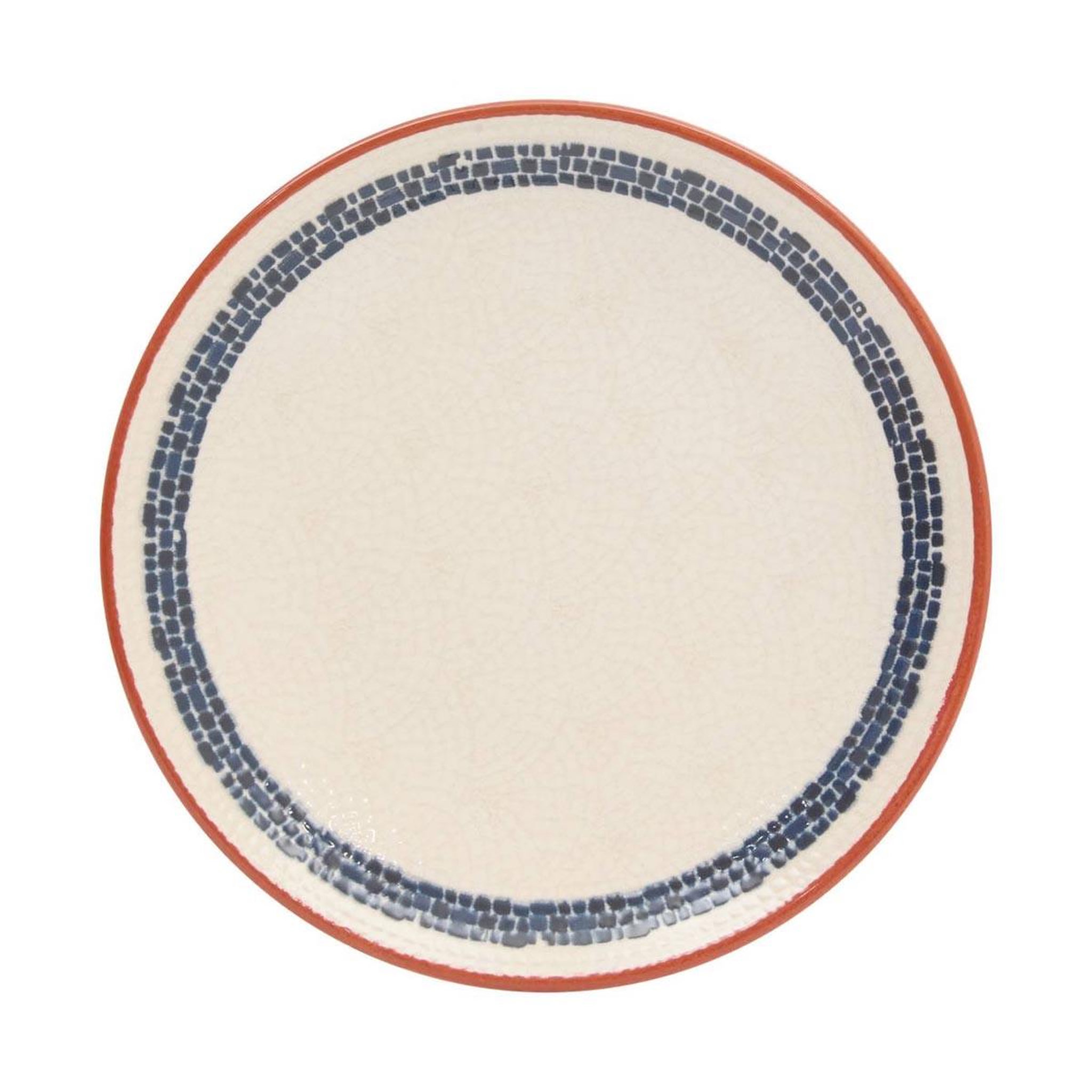 SECRET DE GOURMET Lot de 6 assiettes à dessert  morgane  19cm crème