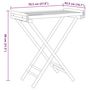 Voir la diapositive 6 : VIDAXL Table a plateau pliante 70,5x42,5x80 cm bambou