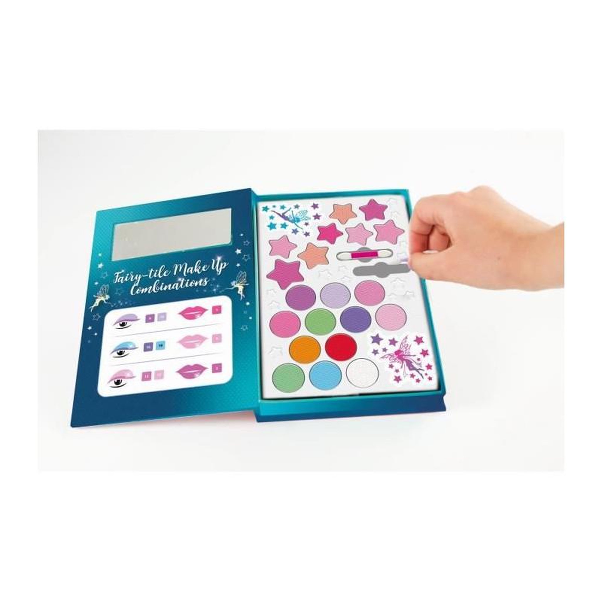 CLEMENTONI Clementoni - Palette de maquillage Fairy Style - Crazy Chic - Coffret fille avec miroir intégré