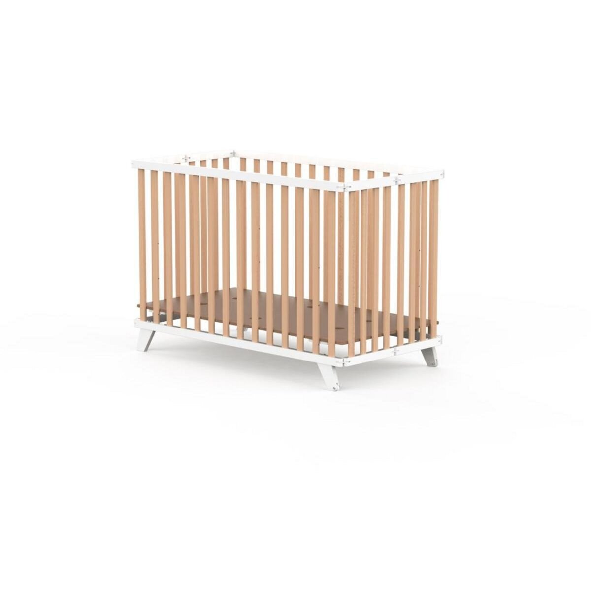 GEUTHER Lit d'enfant Mayla - blanc et bois naturel