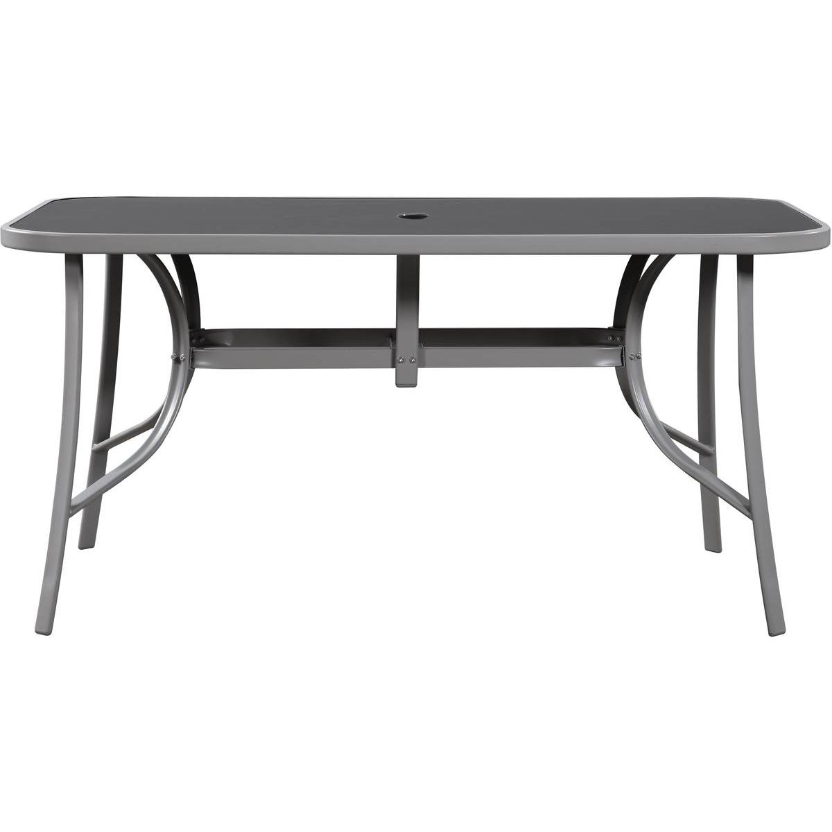 Habitat et Jardin Salon de jardin en textilène  Cordoba  - Phoenix - 6 places - Gris foncé