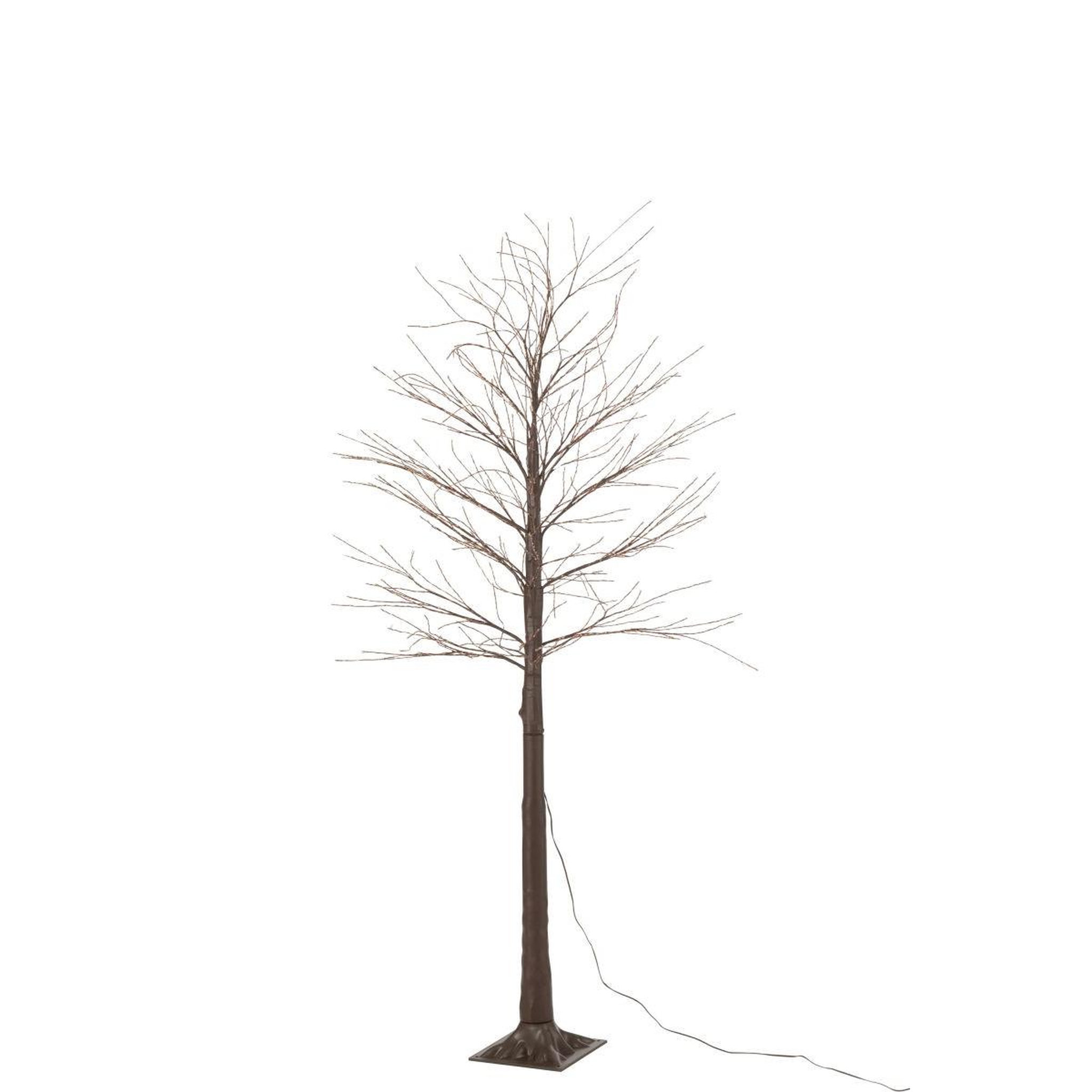 Voir la diapositive 3 : J-LINE Arbre 2000 led  automn  180cm marron