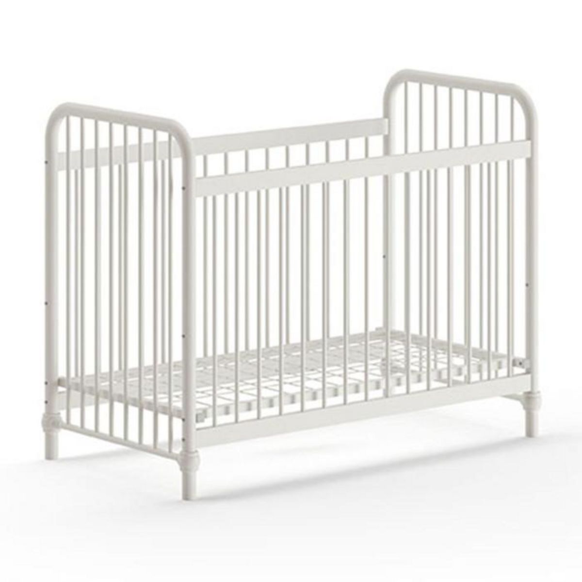 Paris Prix Lit Bébé  Bronxx  60x120cm Blanc Mat