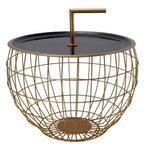 Paris Prix Table d'Appoint Design  Jouy  49cm Noir