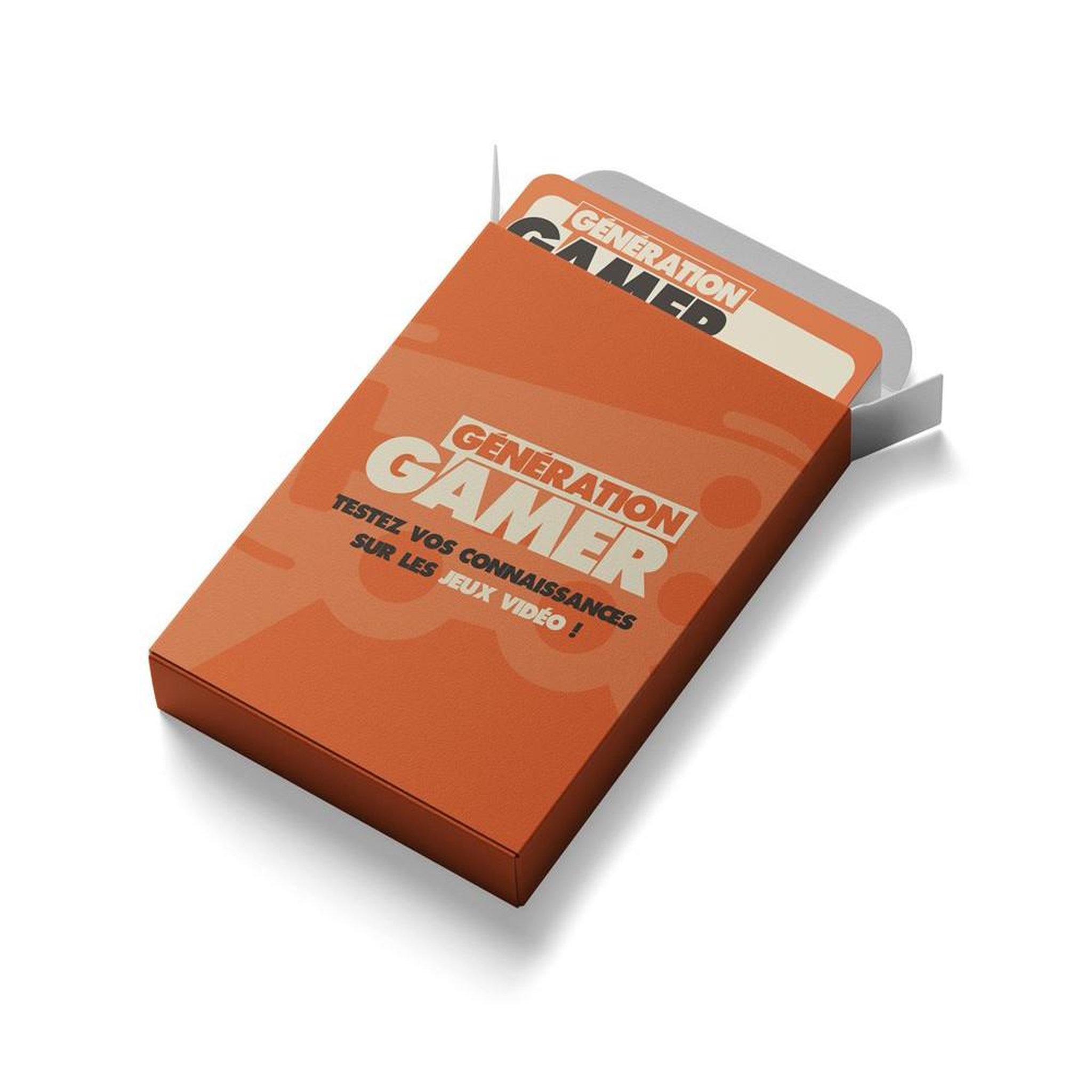 LINK Jeu de société Quizz Génération Gamer – quiz jeux vidéo, près de 400 questions, 50 cartes, cartes 63 x 85 mm