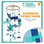 Graine créative Je fabrique mon mobile bébé - Monde marin coffret DIY