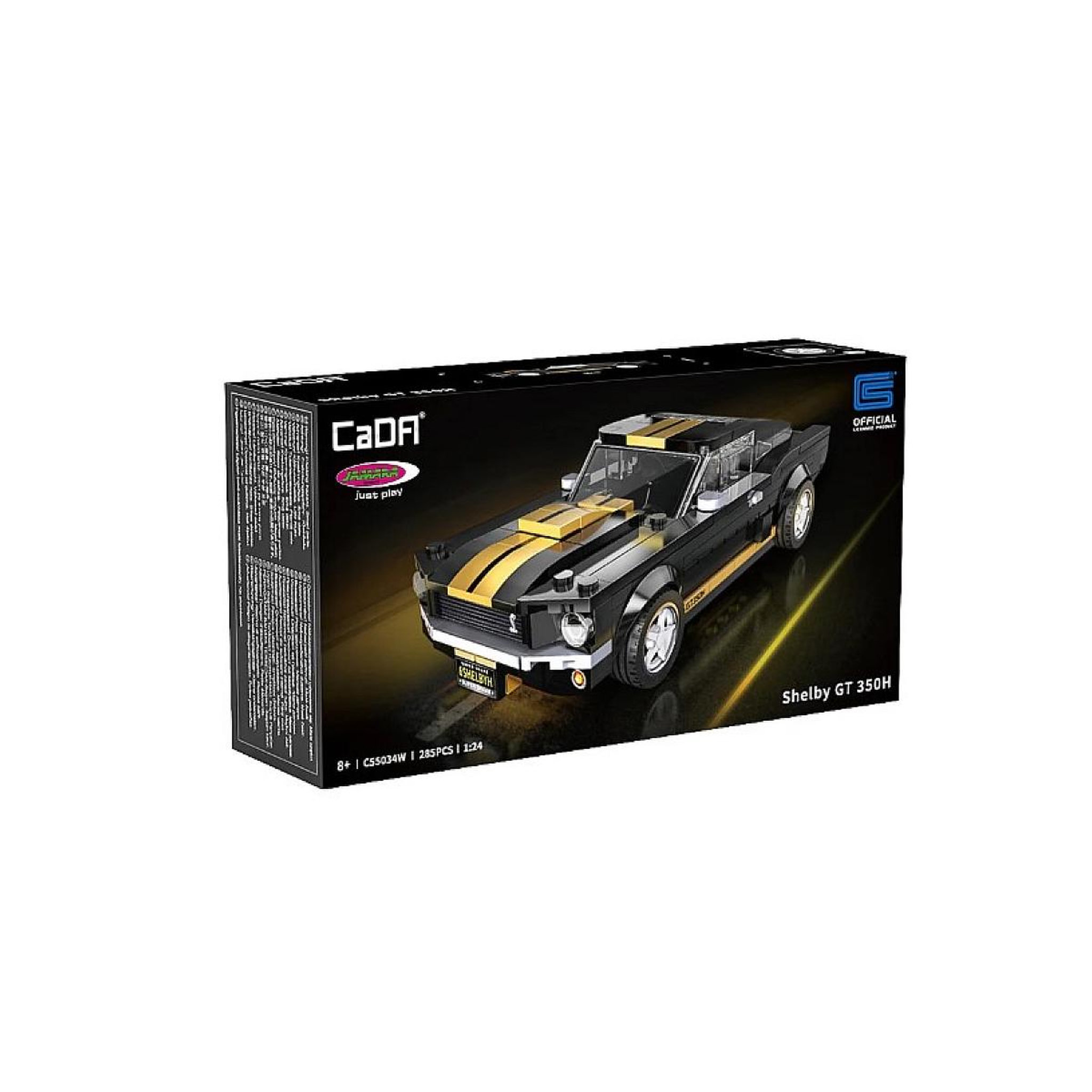 Voir la diapositive 2 : Jamara CaDA Shelby GT350 H 1:24 noir Bricks