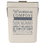 Je cherche une idee Poubelle de compostage 5 L avec accroche