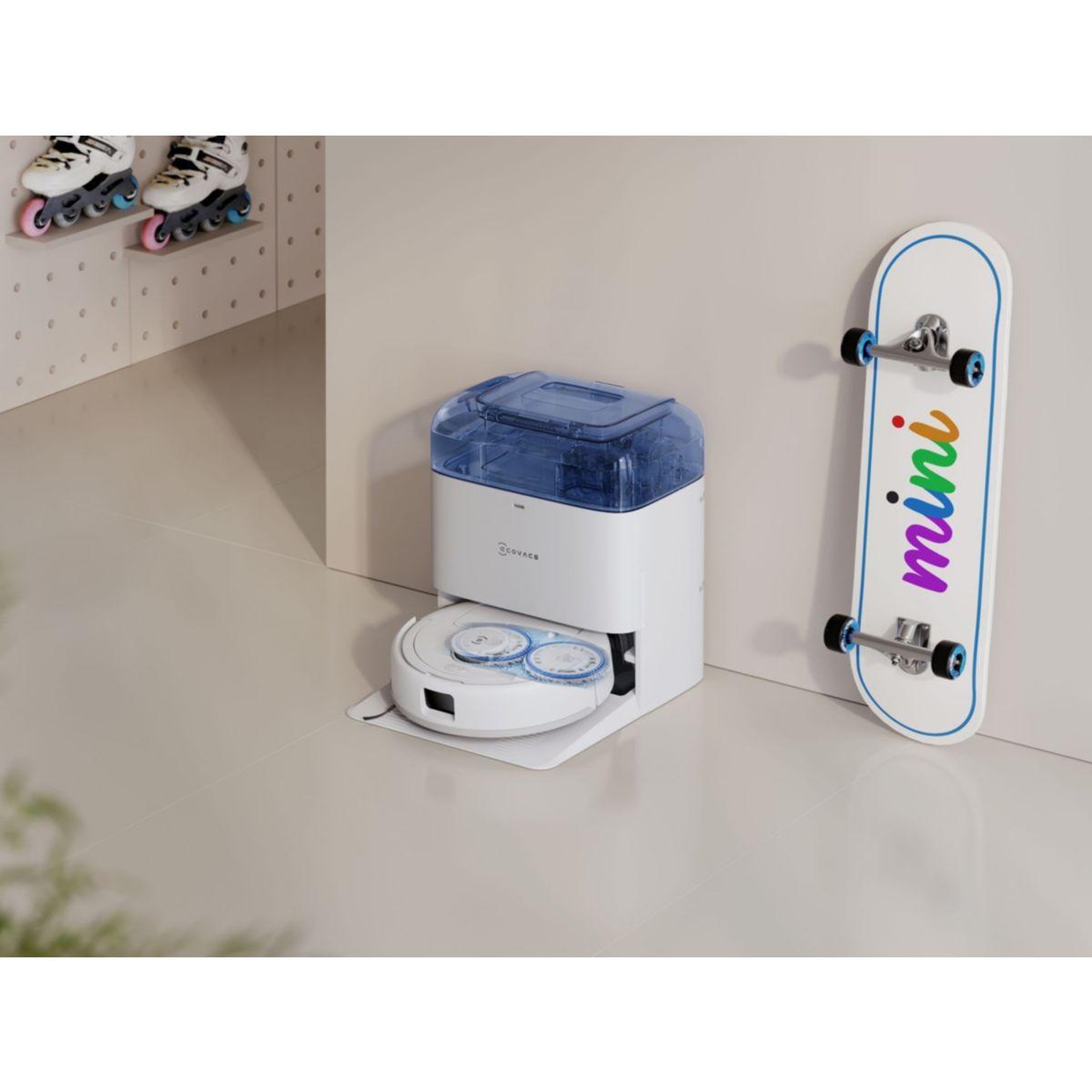 Voir la diapositive 3 : ECOVACS Robot aspirateur laveur deebot mini